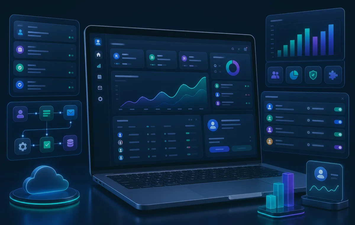 Noida custom software and SaaS dashboard
